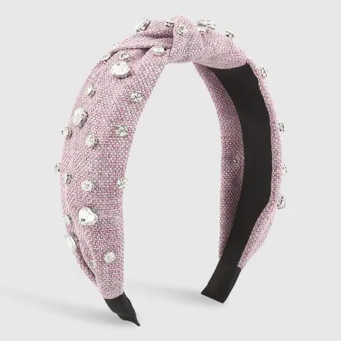 New Creative Heart Diamond-laid Headband Fashion Simple Temperament