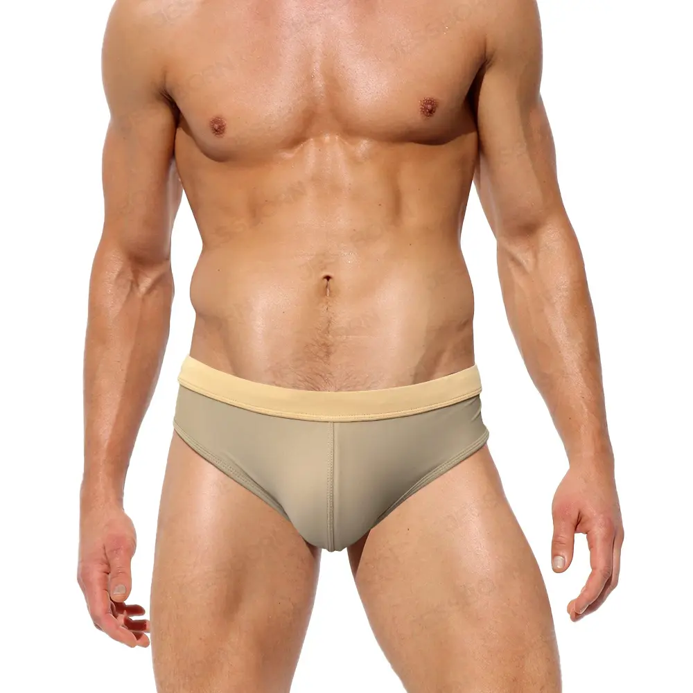 Back Mesh Cup Men's Swimming Trunks Low