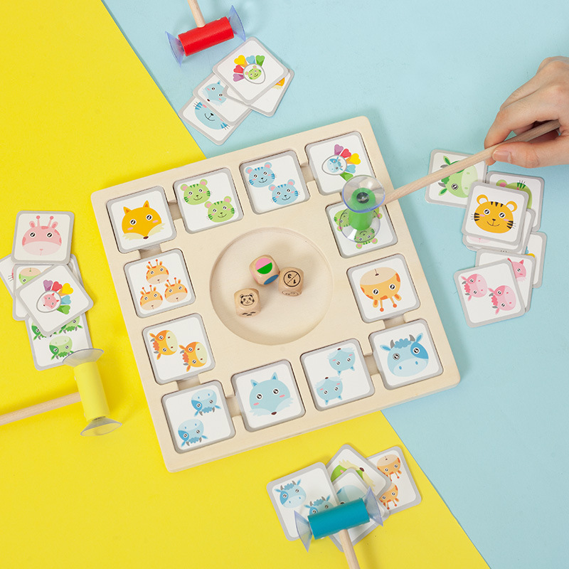 Wooden Sucker Toy For Developing Childrens Observation Skills