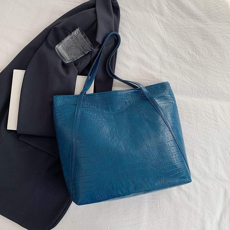 Retro Handheld Underarm Tote Bag Large Capacity Women - Bags & Accessories