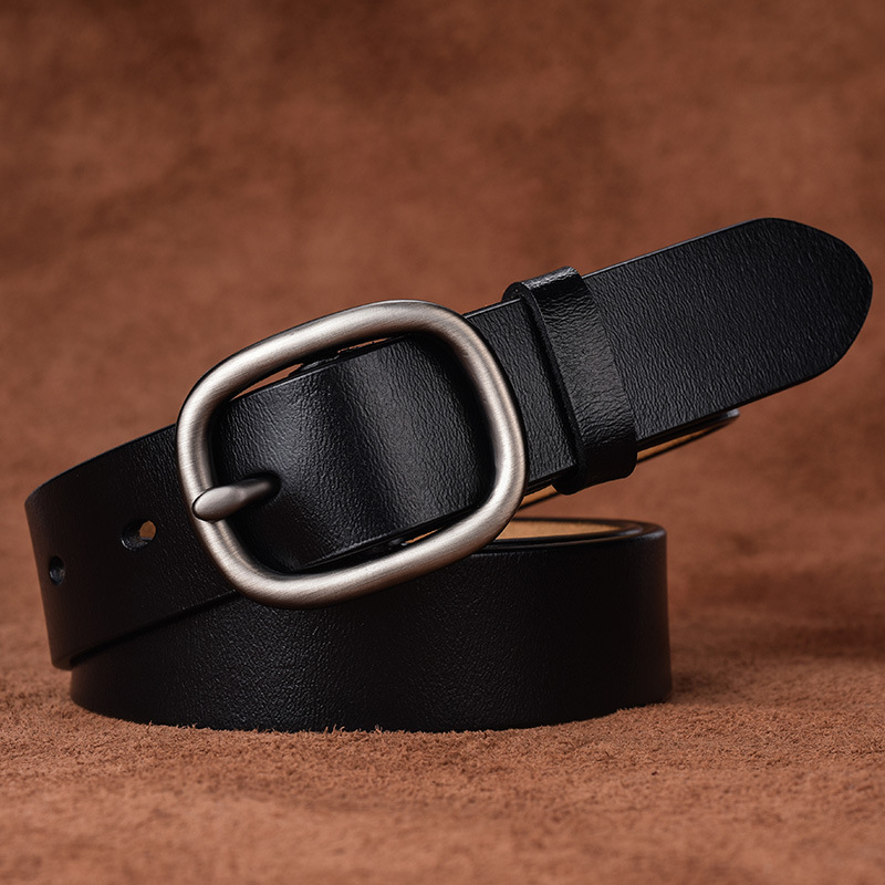 Silver Buckle Black