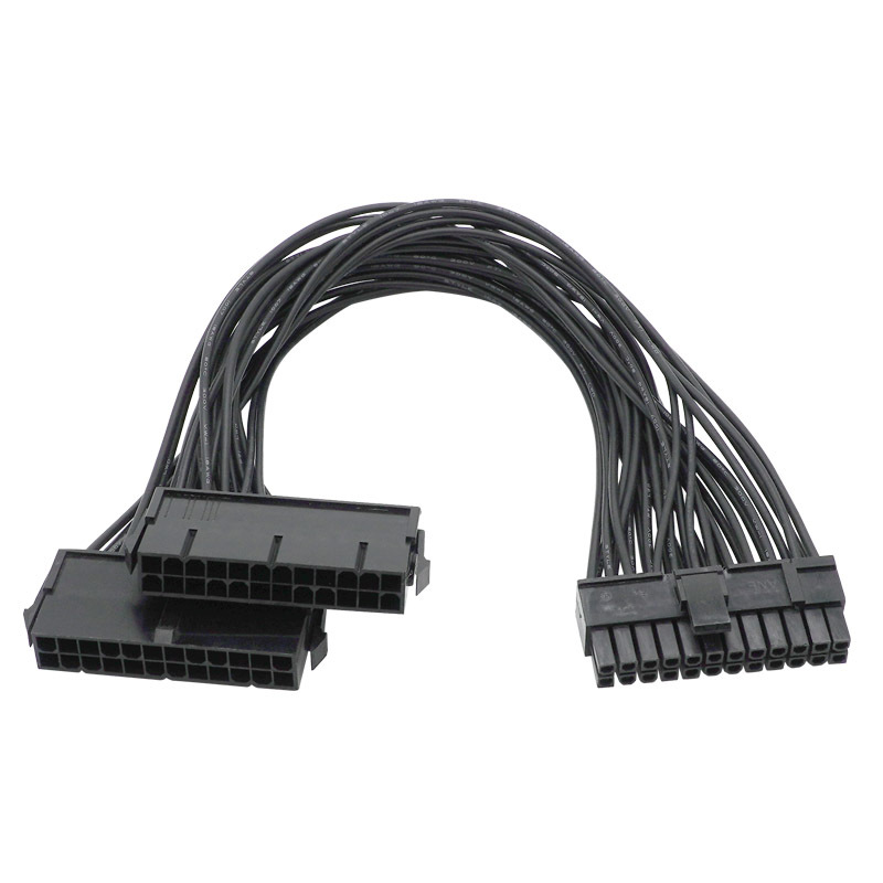 Dual-power Supply Synchronous Start Cable All-copper 24-pin To 4-pin Connector