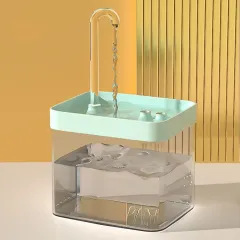 Cat Automatic Circulation Flow Mute Water Fountain Mouth Wet-proof Drinking Water Apparatus - Langai Plus White - View 1