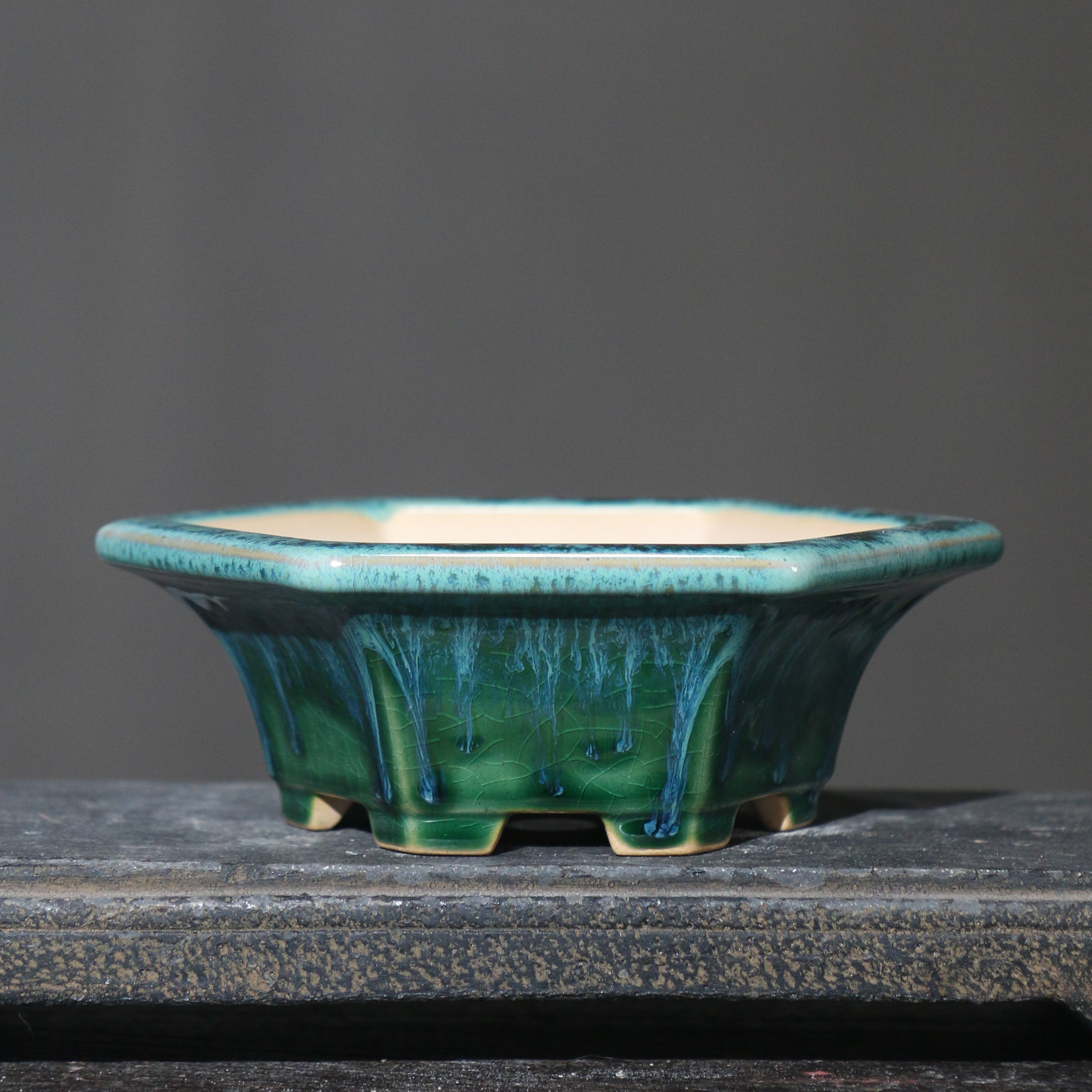 Green Flower Glaze