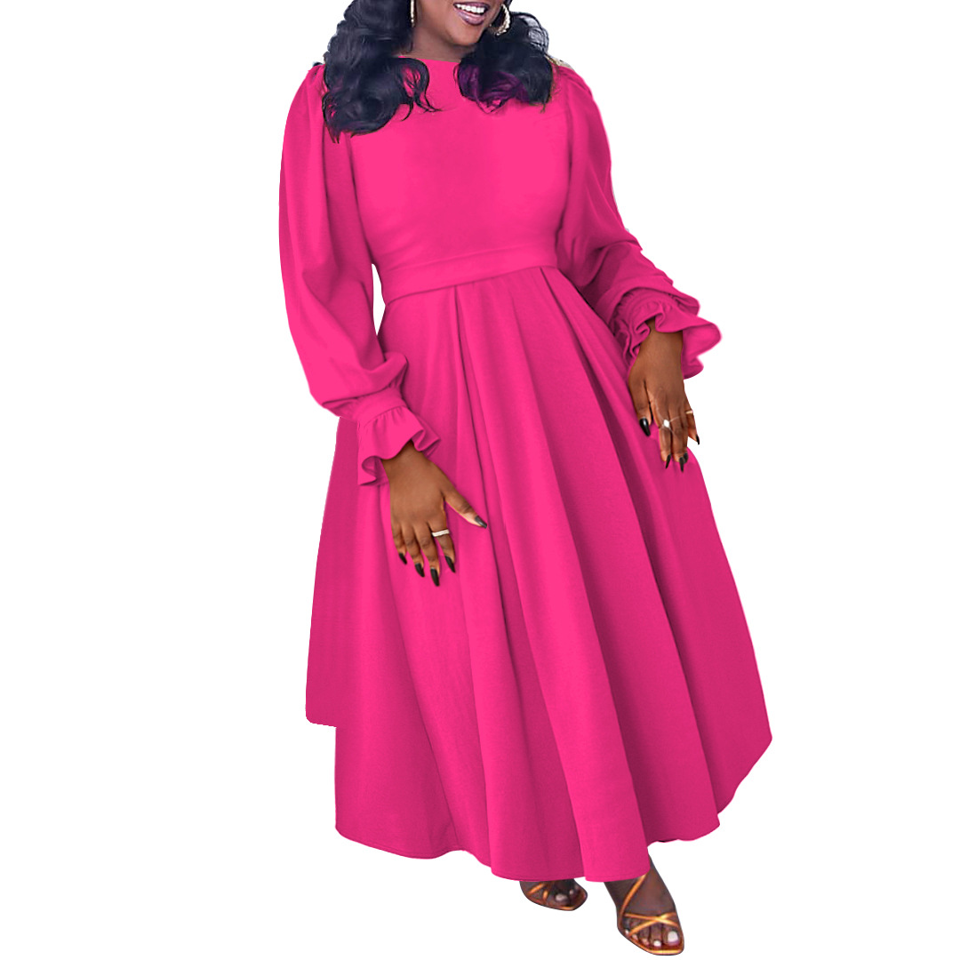 Elegant Style Banquet A Line Skirt Plus Size Rose - Shop at LoveMi