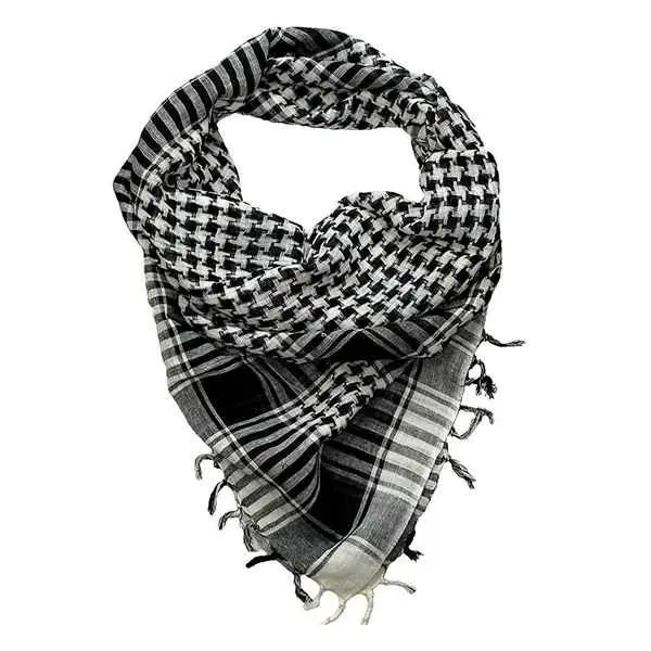 Polyester Houndstooth Square Scarf Arabic Tactical