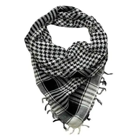 Polyester Houndstooth Square Scarf Arabic Tactical