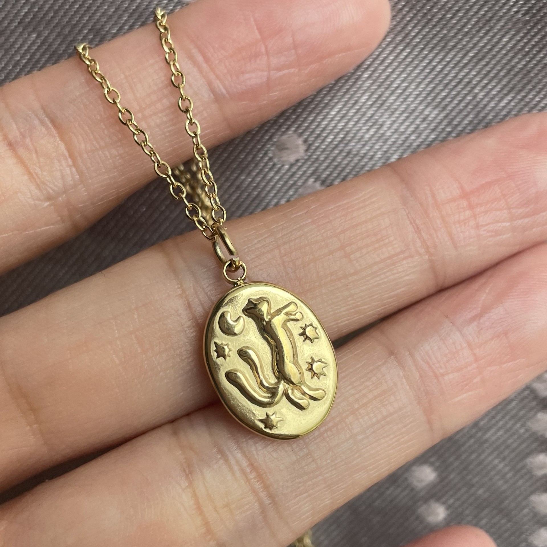 Color-preserving Plating 18k Necklace