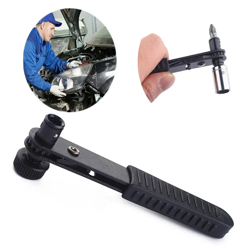 14 Ratchet Wrench Screwdriver Handle Bit Plug