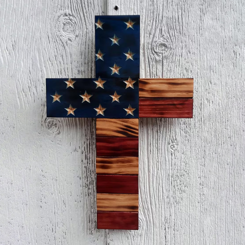 Boxwood Cross Wall Hanging, picture 3 of 4