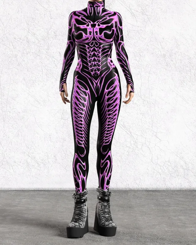 Halloween Tights 3D Digital Printing Play Costume 5Pattern Adult 3Xl - Shop at LoveMi