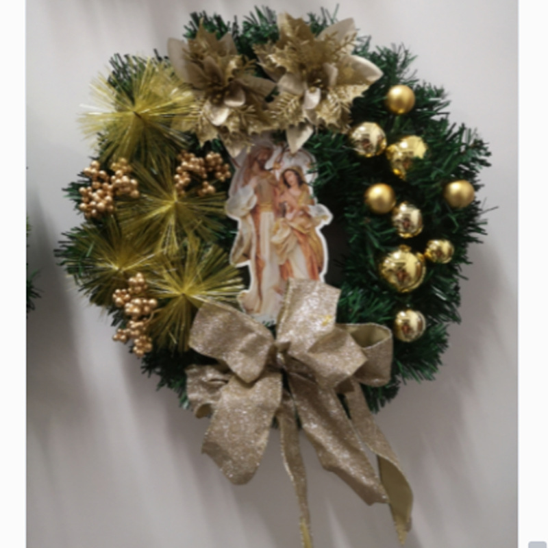 40cm Golden Jesus Garland