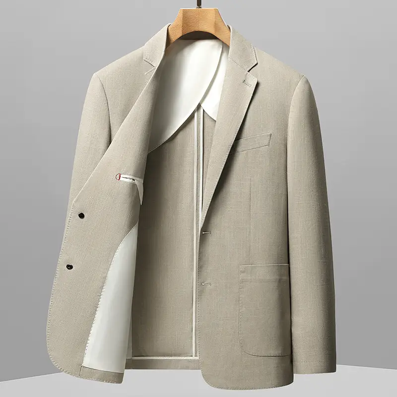 Men's Casual Suit Korean-Style Slim-Fit Single-Breasted Blazer