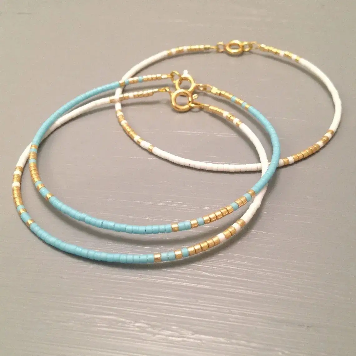 Women's European And American Retro Fashion Bead Woven Handmade Bracelet