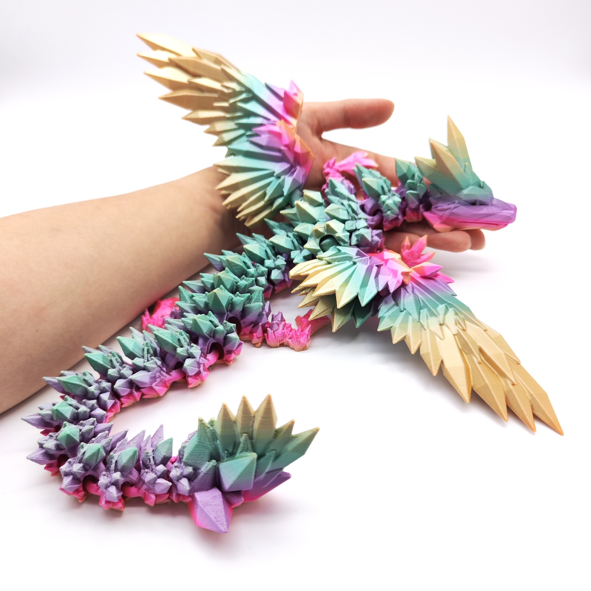 3D-printed Dragon Ornament Divine Dragon Craftwork