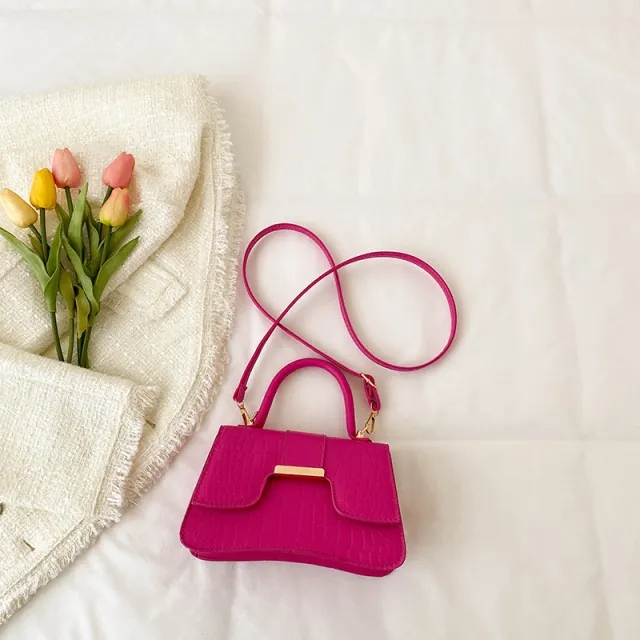 Shoulder Armpit New Popular Solid Color Crossbody Bag Rose - Shop at LoveMi