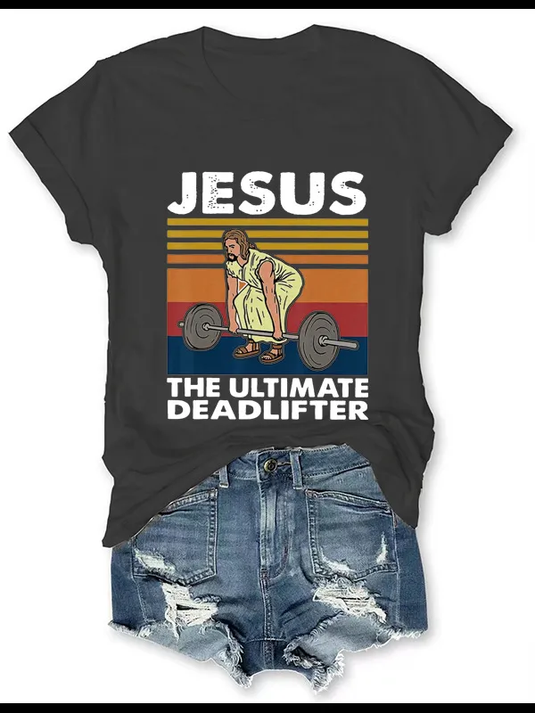 JESUS Printed Women's T shirt Black - Shop at LoveMi