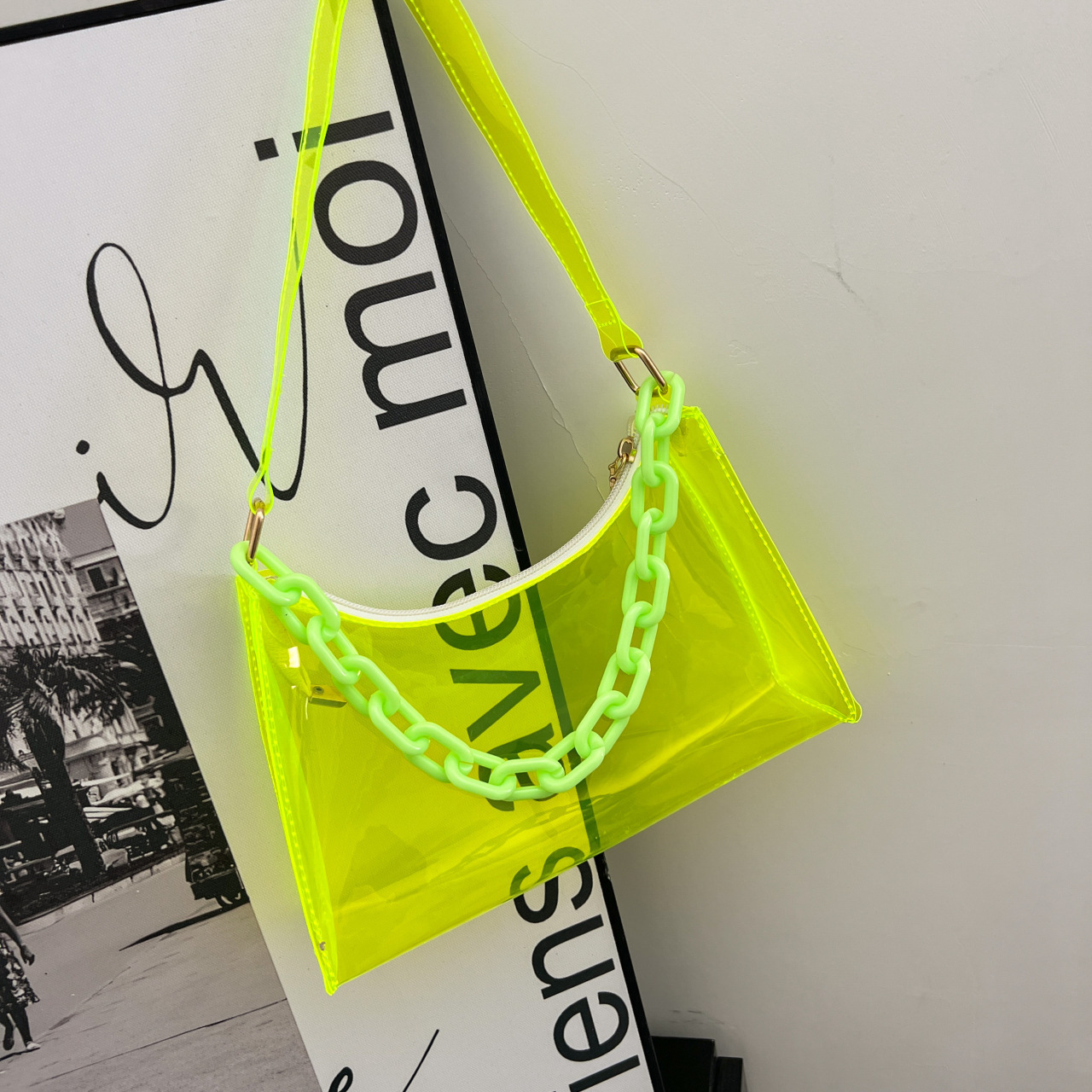 Mini Bolso Transparente de Hombro
