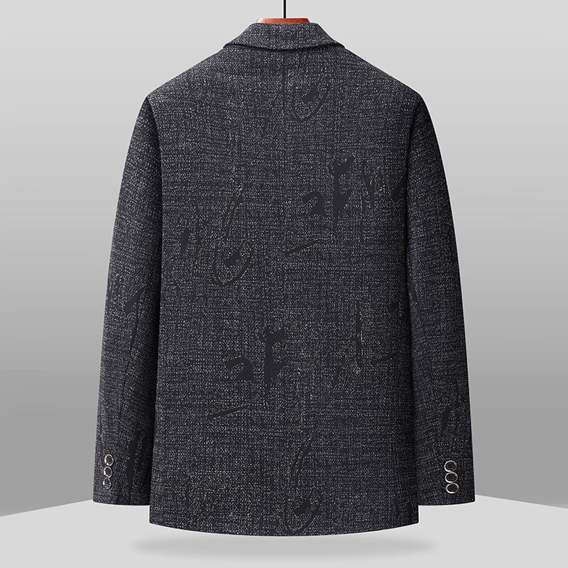 Solid Cotton-Blend Jacket
