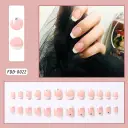 Short Square Armor Piece Wear Nail Sticker view 5