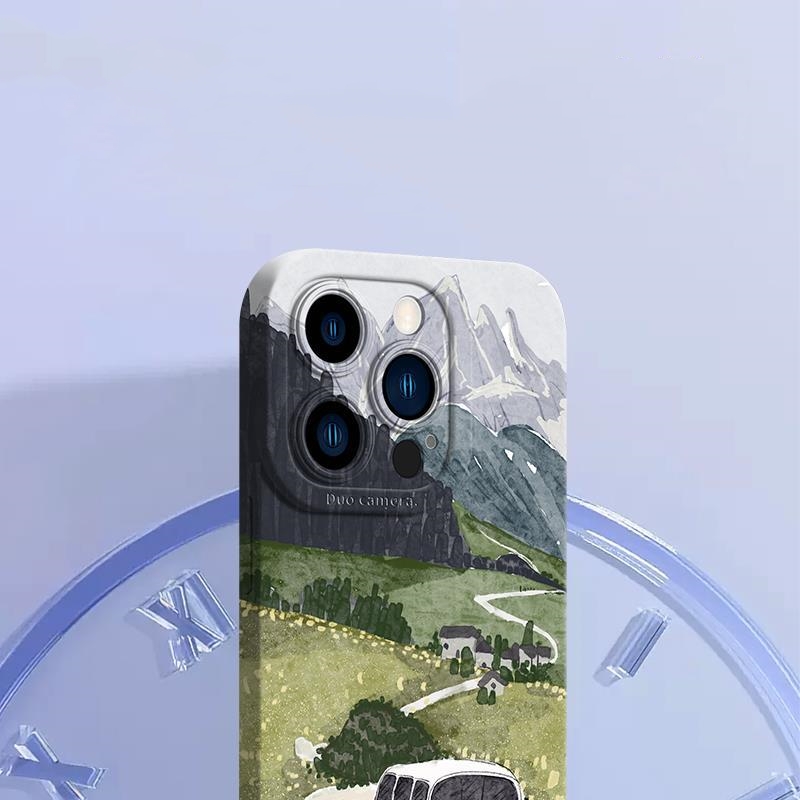 Through The Forest All-inclusive Liquid Silicone Phone Case