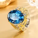 Blue Pointed Crystal