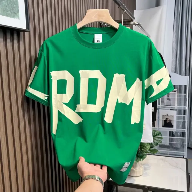 T shirt Men's Korean style Fashion Short Sleeve Half Sleeve G23 Short Sleeve Green Color - Shop at LoveMi