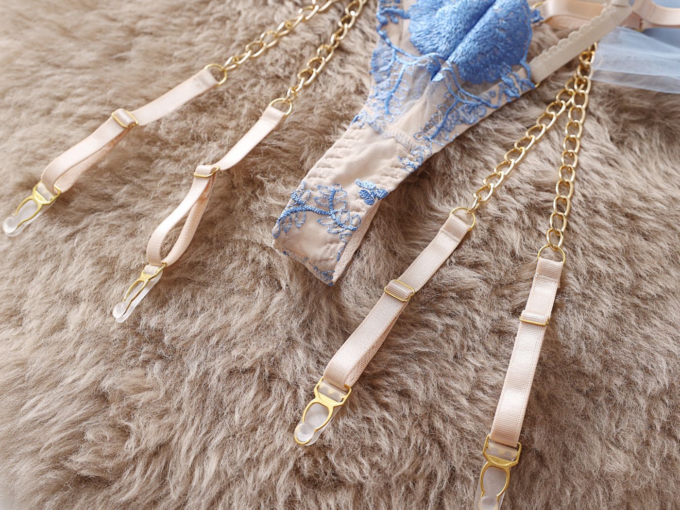 Embroidered Underwear Transparent Push Up Bra Set