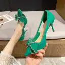 French-style High-heeled Wedding Shoes Bridal Womens Shoes With A Slender Pointed Toe view 9