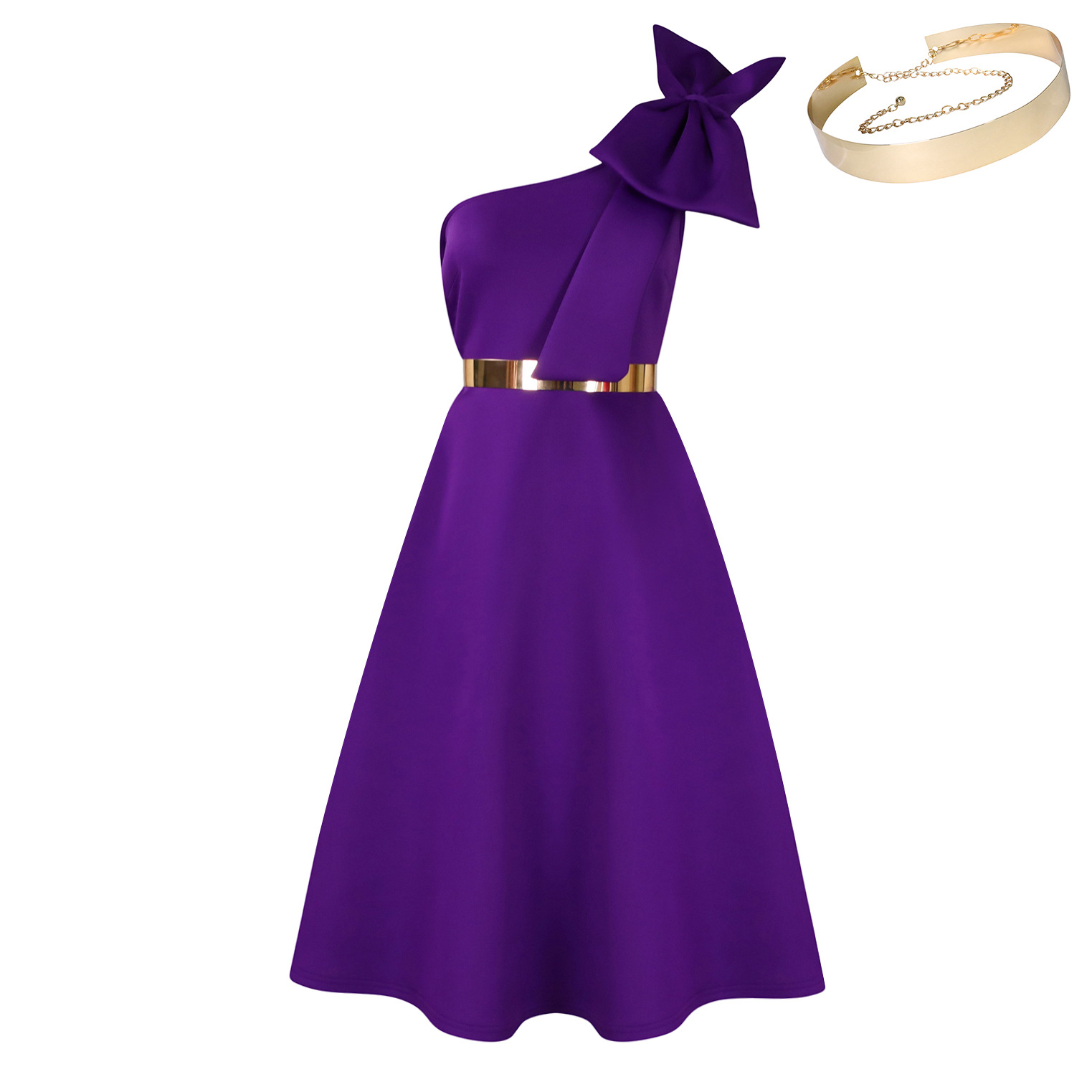 Purple With Belt