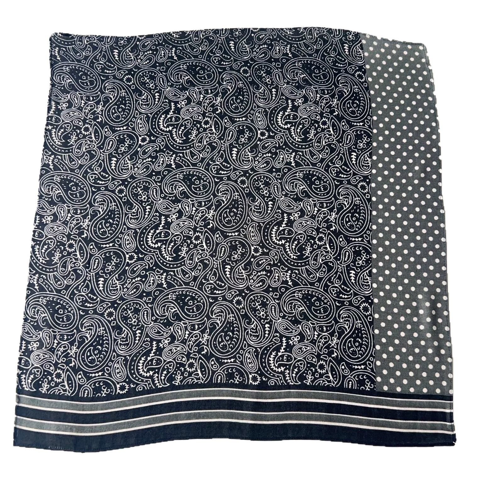 Paisley Rétro Tassel Square Scarf 5