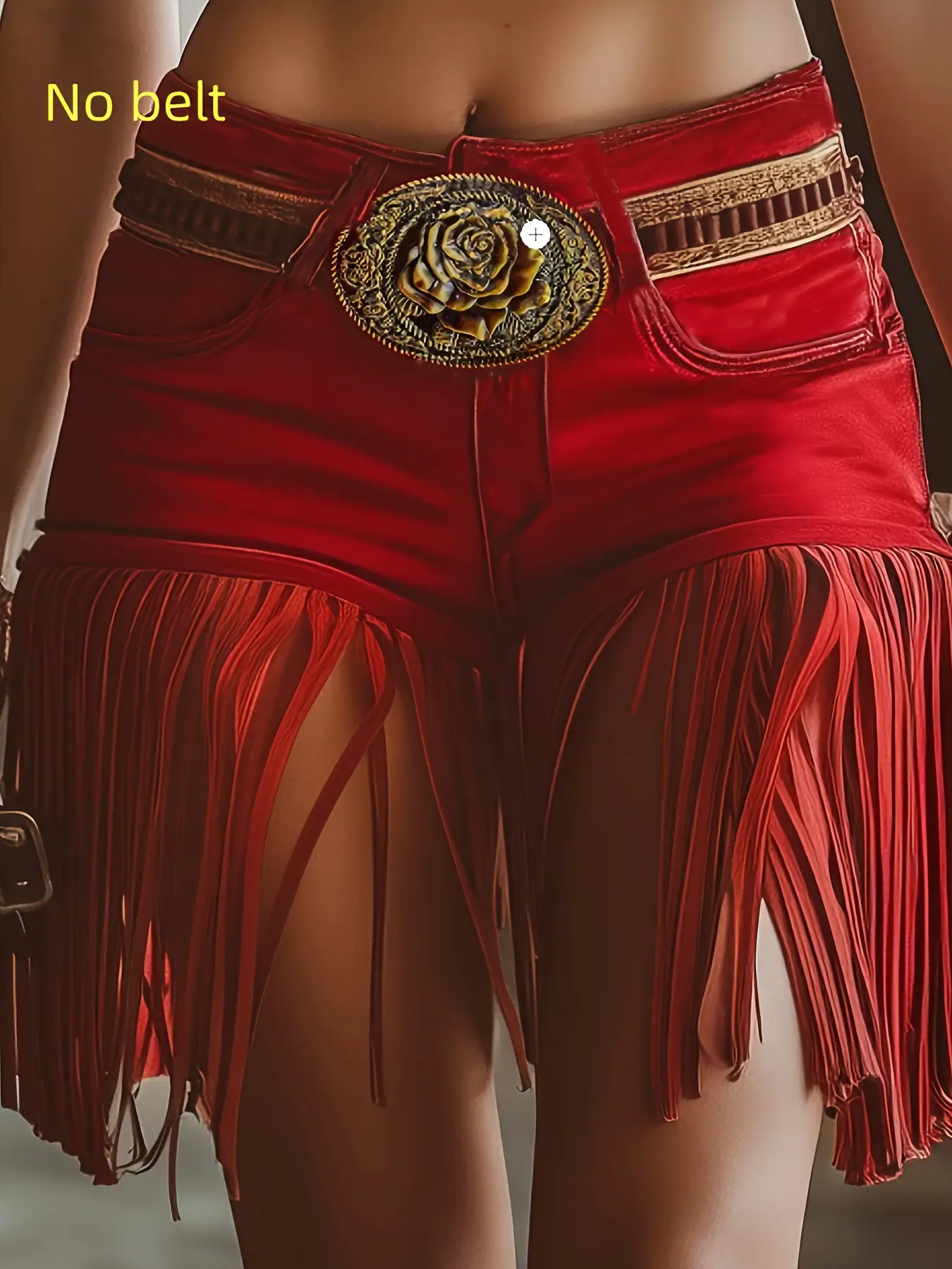 Womens Casual Sexy Tassel Mini Skirt With A Sheath Fit
