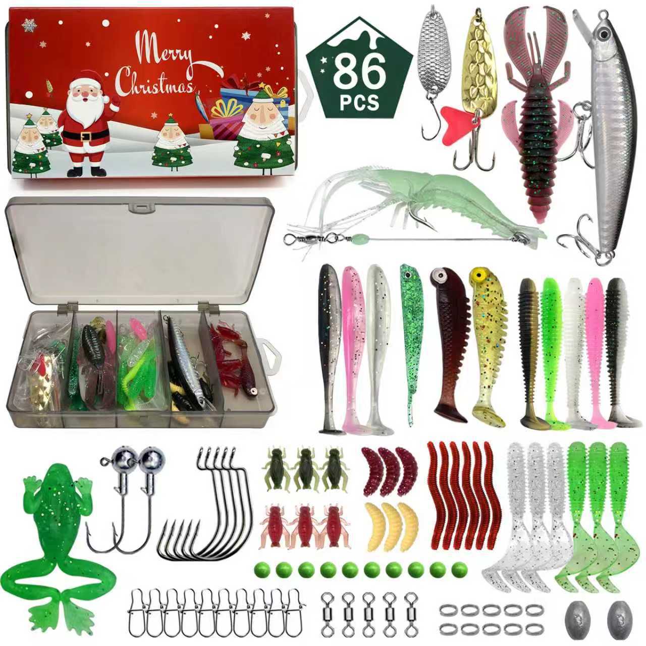 Christmas Fishing Lure Gift Box Blind Box Lure Set