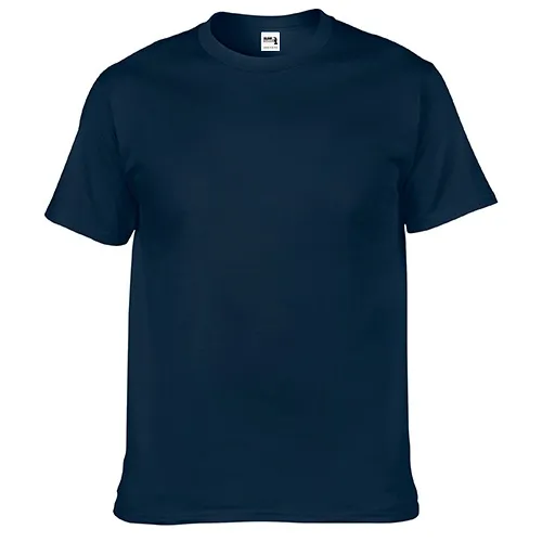 Thick T shirt Jie Dan HA00 Hammer Cotton Short Sleeve TEE Blank T shirt Customization Navy - Shop at LoveMi