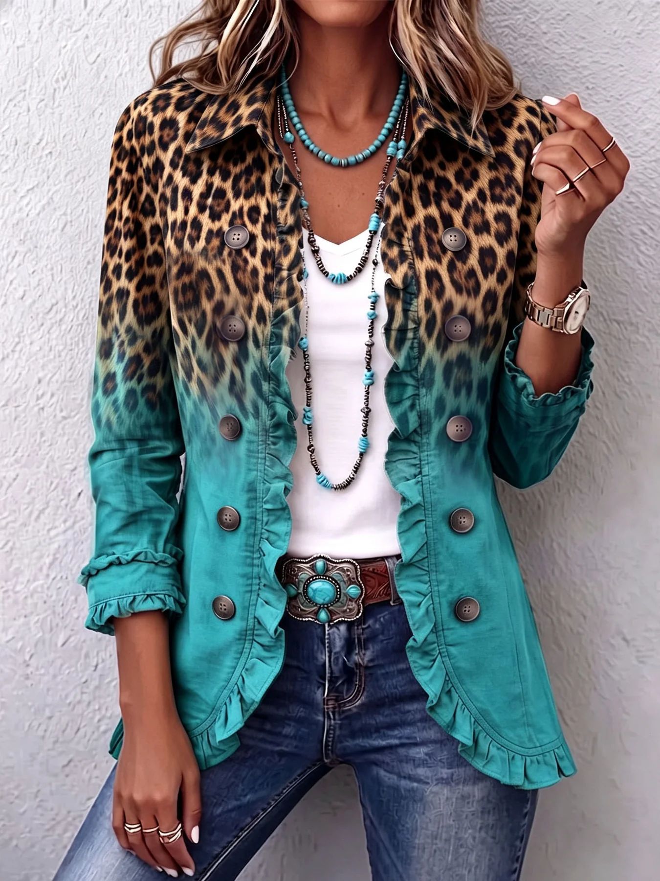 Women's cardigan – fabric texture and sleeve detail close-up