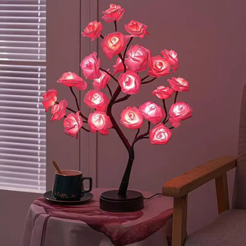 LED Rose Tree Decorative Night Light