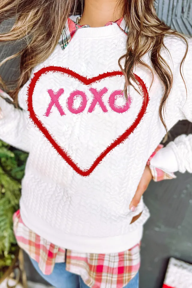 European And American Fashion Letter Printing Multicolor Long sleeved Sweater Love A - Shop at LoveMi