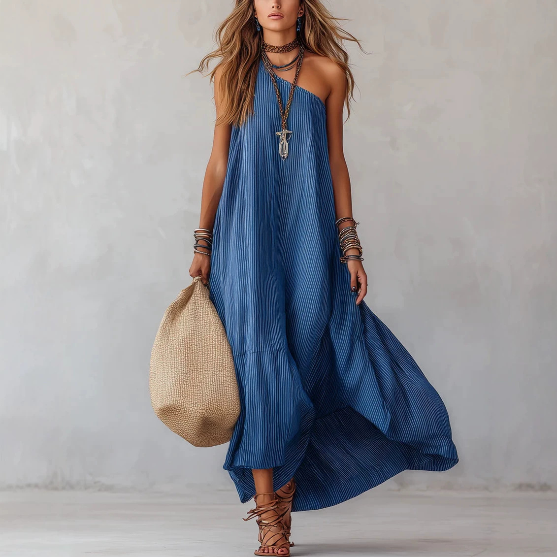 Summer New Womens Off Shoulder Dress