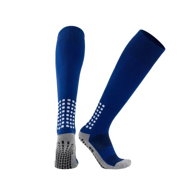 Thickened Running Long Tube Glue Dispensing Non slip Wear resistant Over The Knee Athletic Socks Blue - Shop at LoveMi