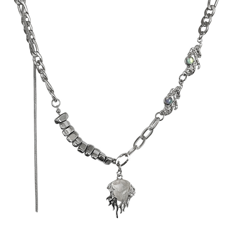 Sweet Cool Personality Liquid Lava Necklace