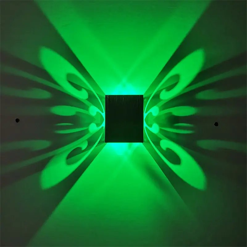 Led Butterfly Wall Lamp Creative Interior Background