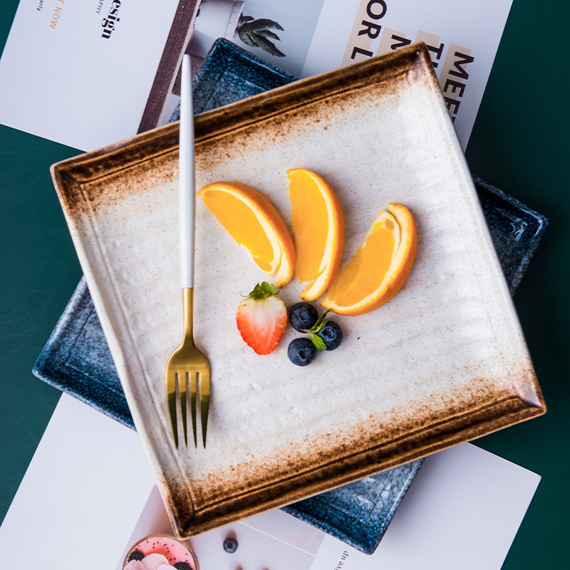 Household Chinese Ceramic Sushi Plate Tableware