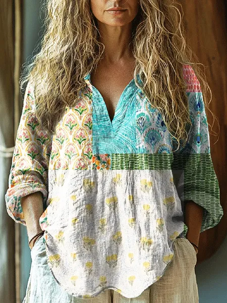 New 3D Digital Printing Ladies Loose Shirt Top Sh1K490Bb - Shop at LoveMi