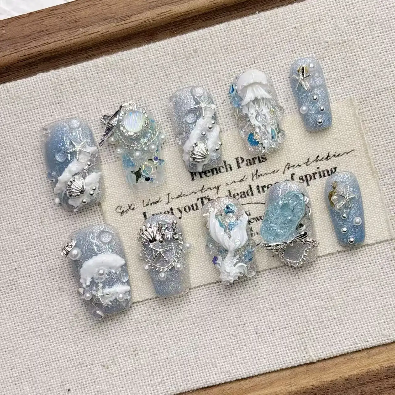 Versatile Fake Fingers Purely Handmade Wearable Nails