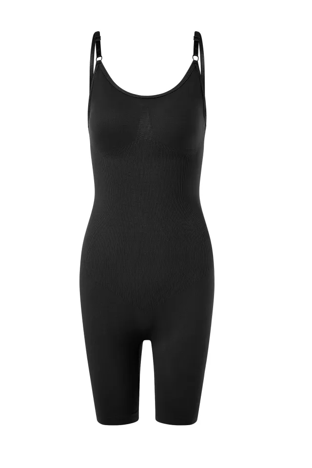 Plus Size Seamless Tight Corset For Women Black - Shop at LoveMi