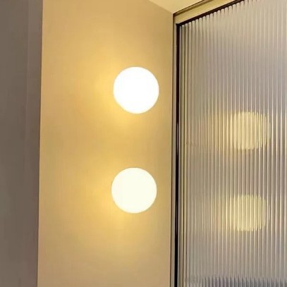 Spherical Wall Lamp Bedroom Bedside Living Room And Entryway Wall Decoration