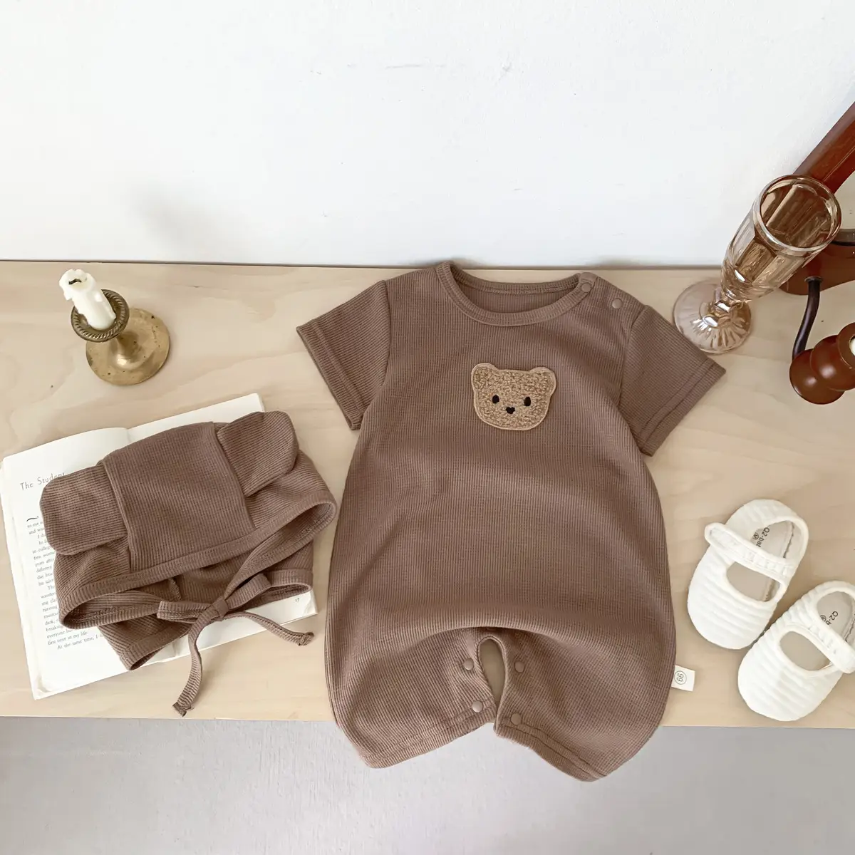 Baby Short-sleeved Romper Outerwear