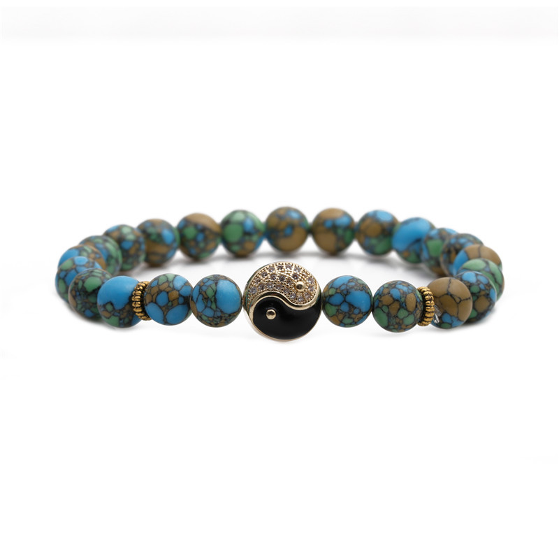 Agate Bead Bracelet, picture 2 of 7
