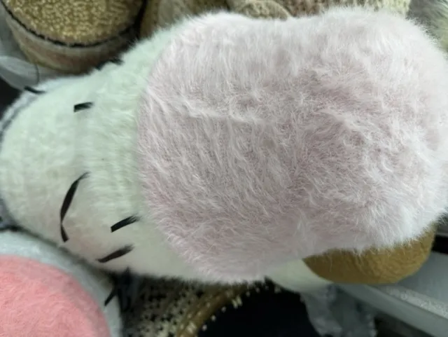 Japanese style Retro All match Face covering Rabbit Fur Bucket Hat Light Pink - Shop at LoveMi