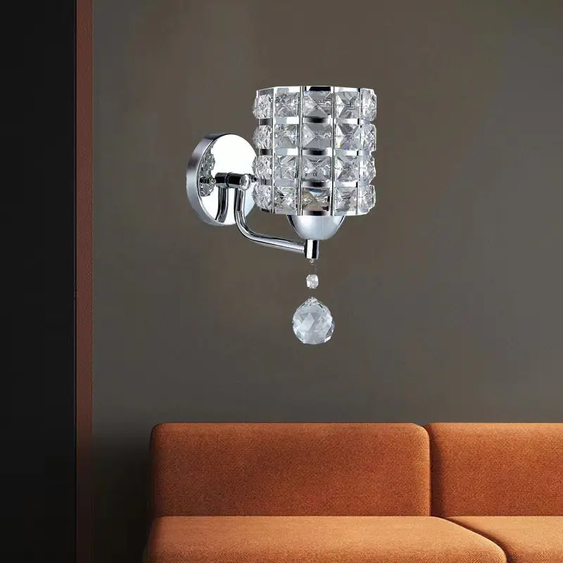 Modern Minimalist Crystal Bedside Lamp